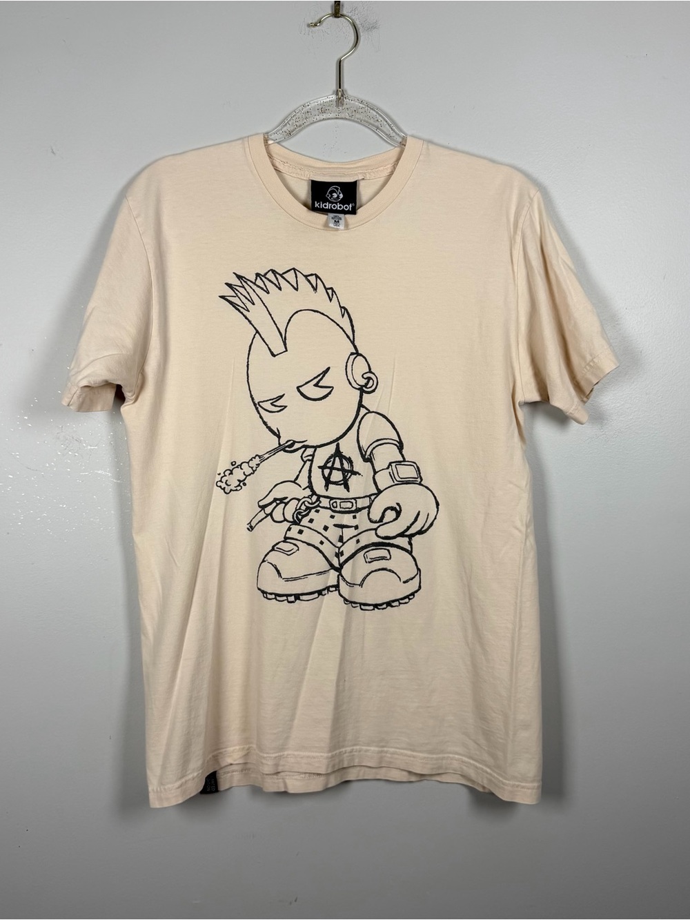 KidRobot Punk Anarchy Graphic Tee Limited Edition 2010 Size Made in USA Medium